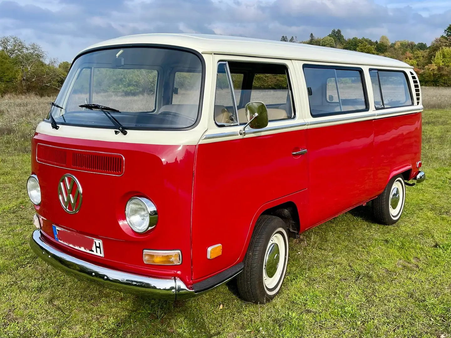 Volkswagen T2 T2a Deluxe, 9 Sitzer Roşu - 1