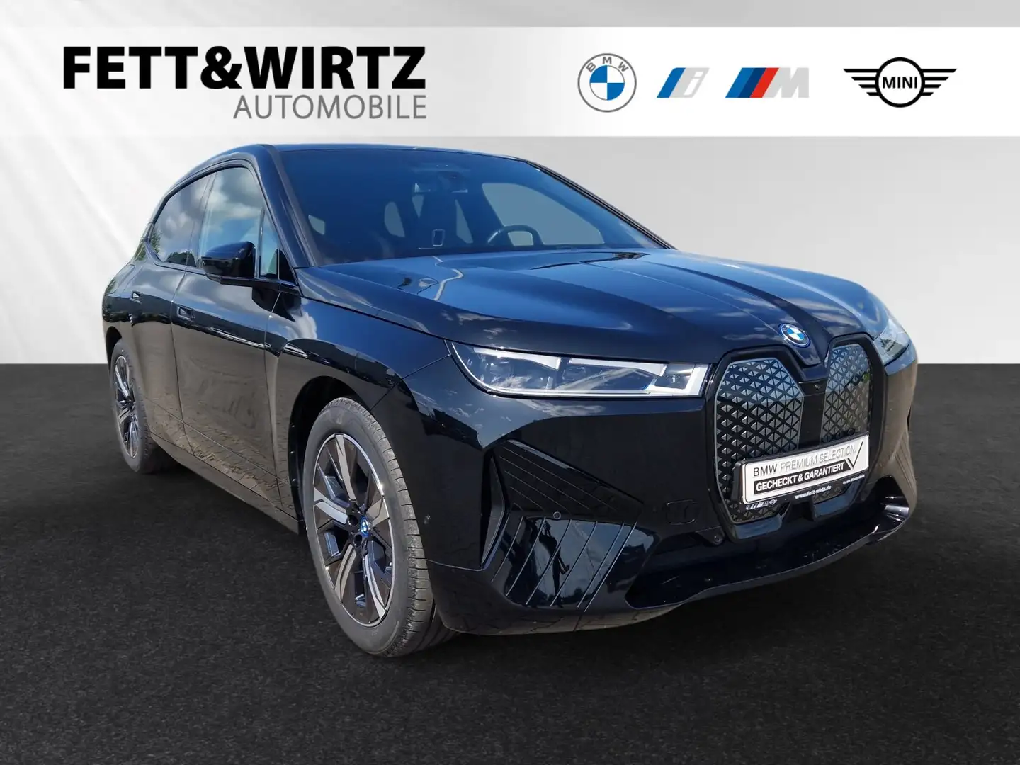 BMW iX xDrive50 PanoSkyLounge|AHK|Autobahnass. Noir - 1