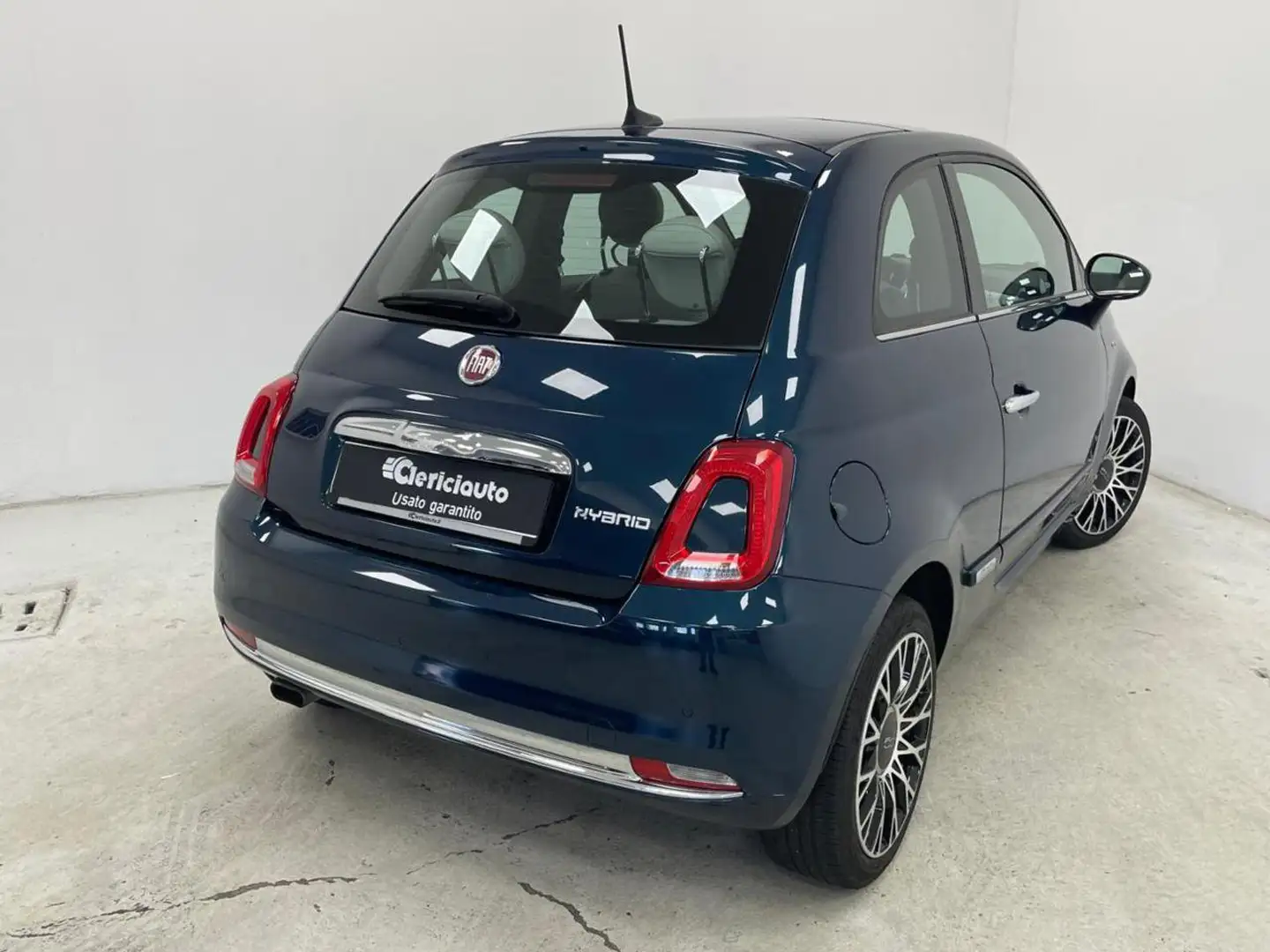 Fiat 500 1.0 Hybrid Lounge (TETTO) Bleu - 2