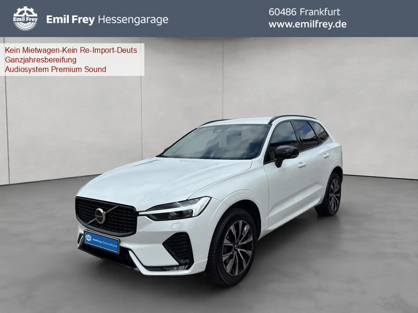 Volvo XC60 XC60 B4 AWD Plus-Dark Aut ACC BLIS AHK Leder Weiß - 1