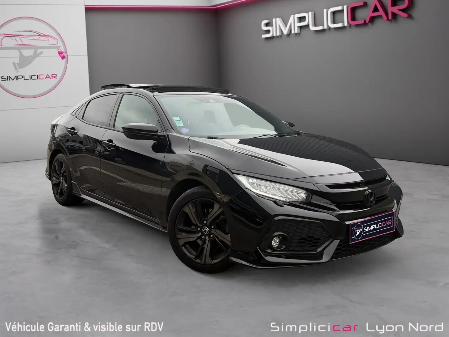 Honda Civic Civic 1.5 i-VTEC 182 Sport Plus Noir - 1