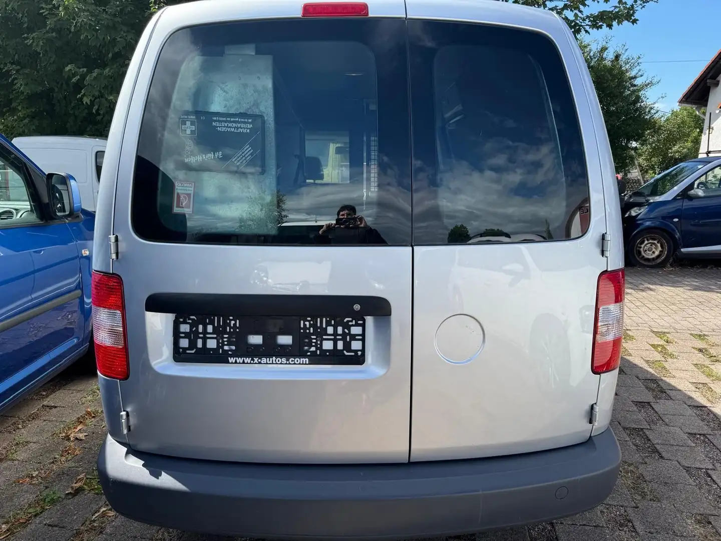 Volkswagen Caddy Maxi Kasten 1,9TDI *AHK*Klima*Flügel*HUneu Silber - 2