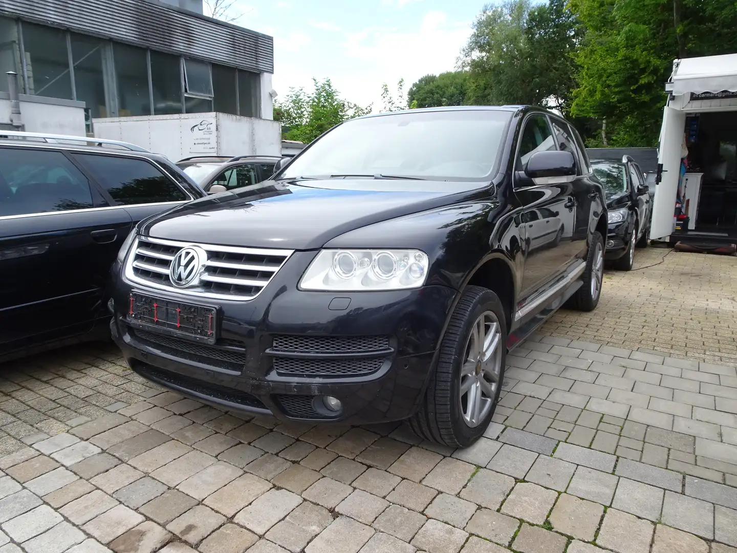 Volkswagen Touareg V6 TDI-130TKM-Motor und Getriebe Tür neu-AHK... Schwarz - 1