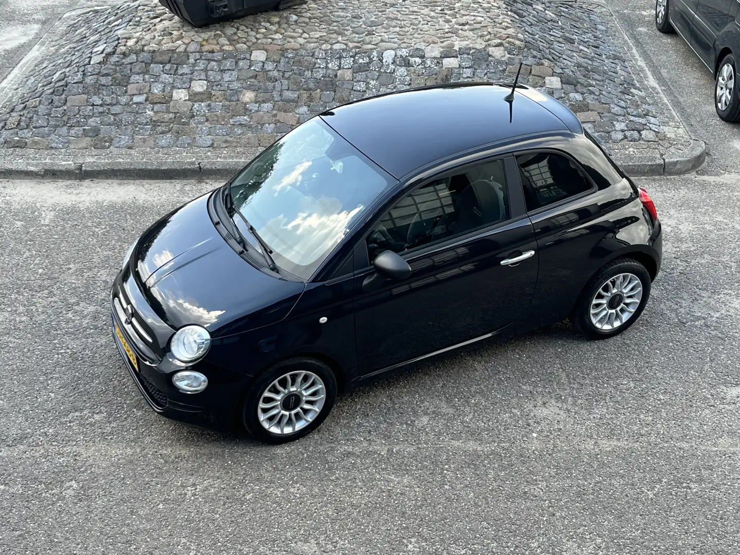 Fiat 500 1.0 TwinAir PopStar AIRCO CRUISE ELEC PAKKET Schwarz - 2