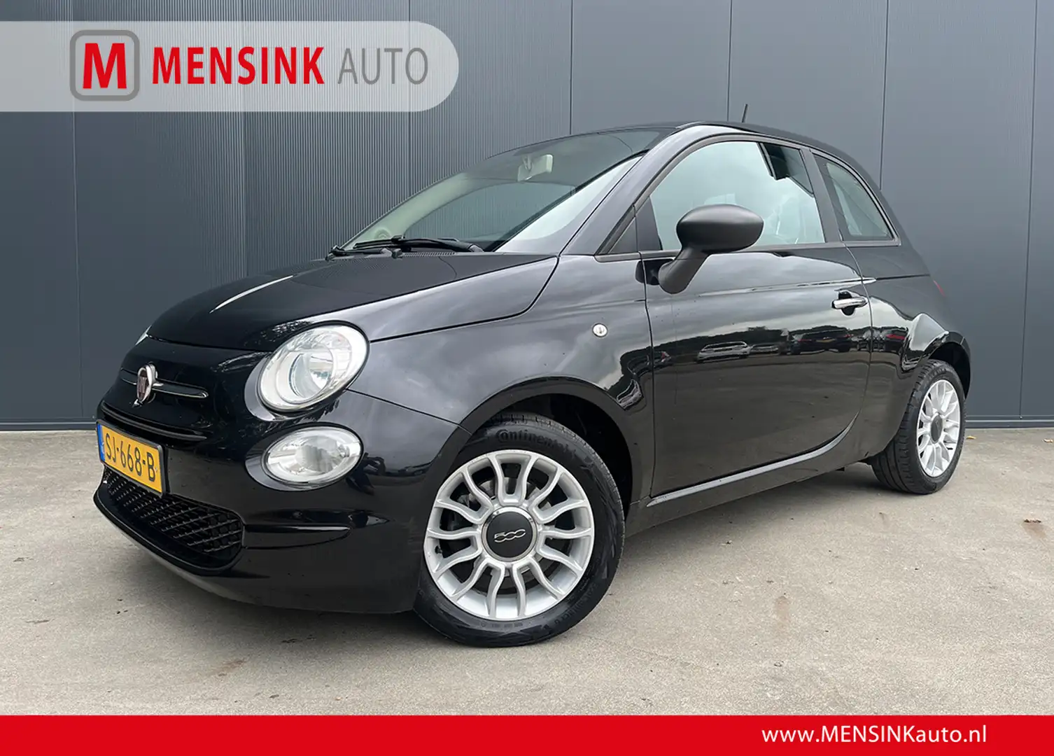 Fiat 500 1.0 TwinAir PopStar AIRCO CRUISE ELEC PAKKET Schwarz - 1