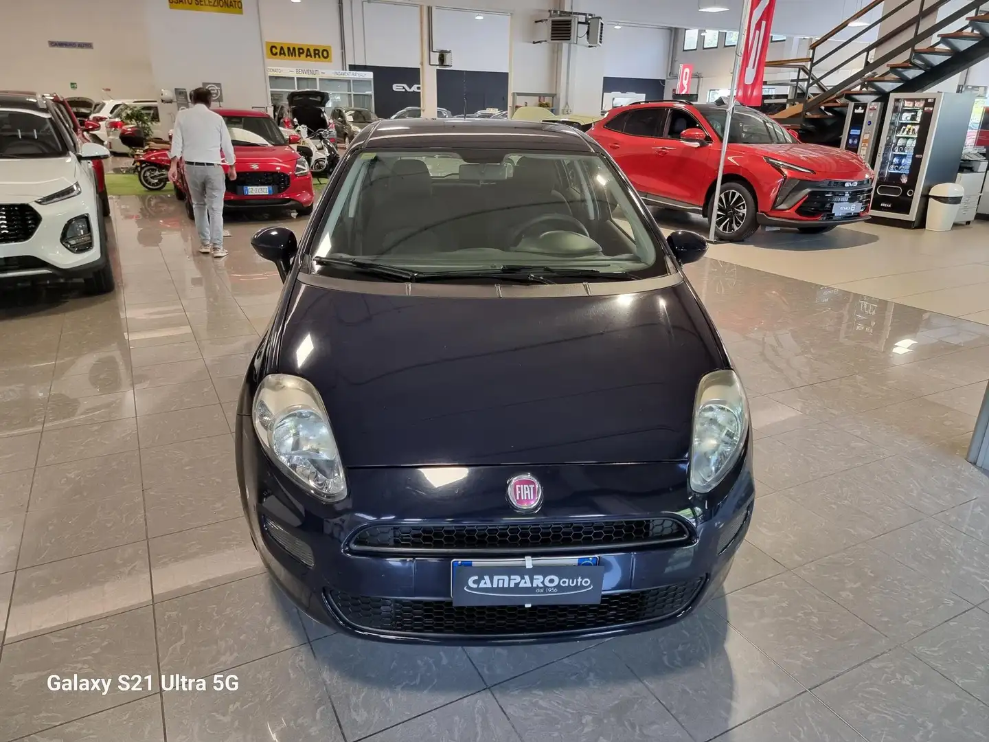 Fiat Punto Punto 5p 1.2 Street E6 KM 74000 OK NEOPATENTATI Bleu - 2
