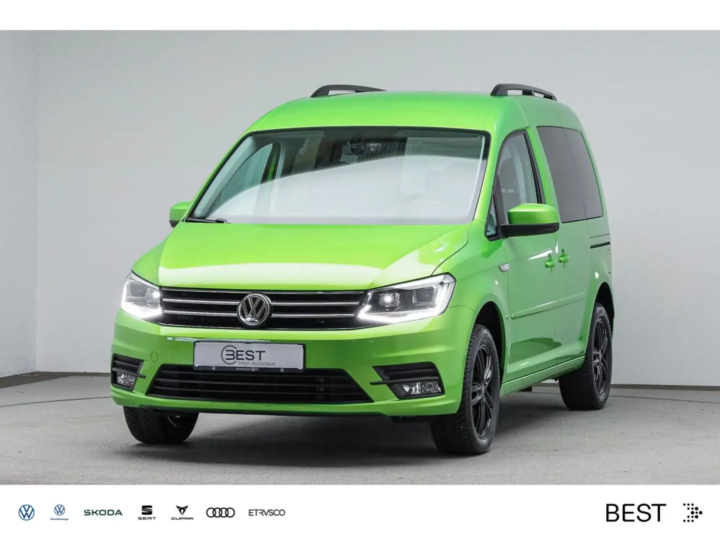 Volkswagen Caddy Comfortline 1.4 TSI DSG*KLIMA*RFK*GRA* Grün - 1