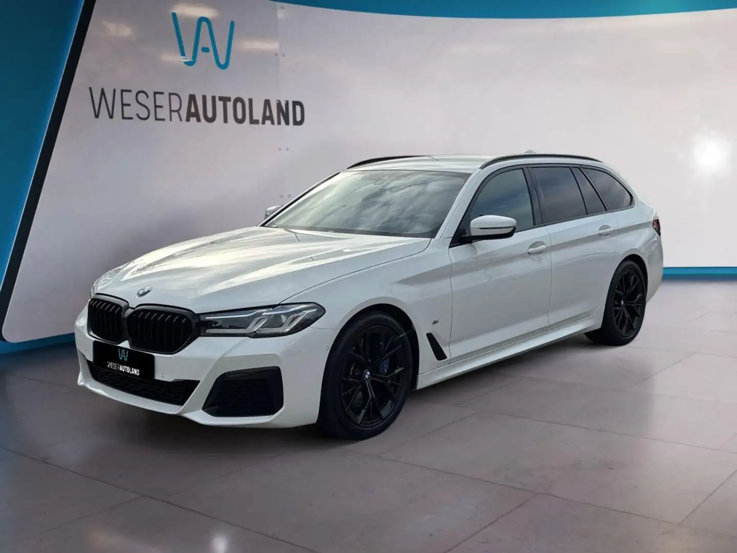 BMW 540 d xDrive M Sport LASER AHK KOMFORTSITZE H&K Blanc - 1