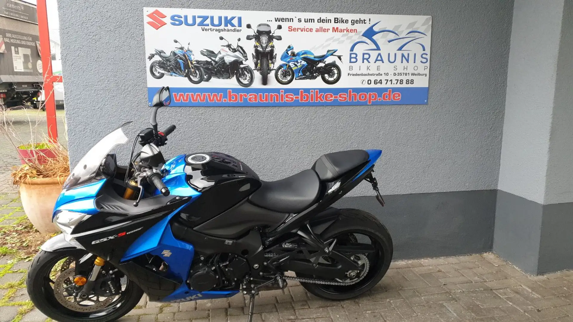 Suzuki GSX-S 1000 FA Синий - 2