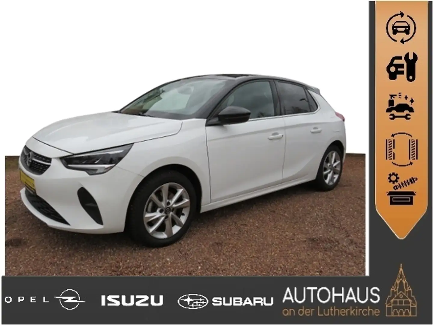 Opel Corsa F Elegance *Navi**SHZ**PDC* Blanc - 1