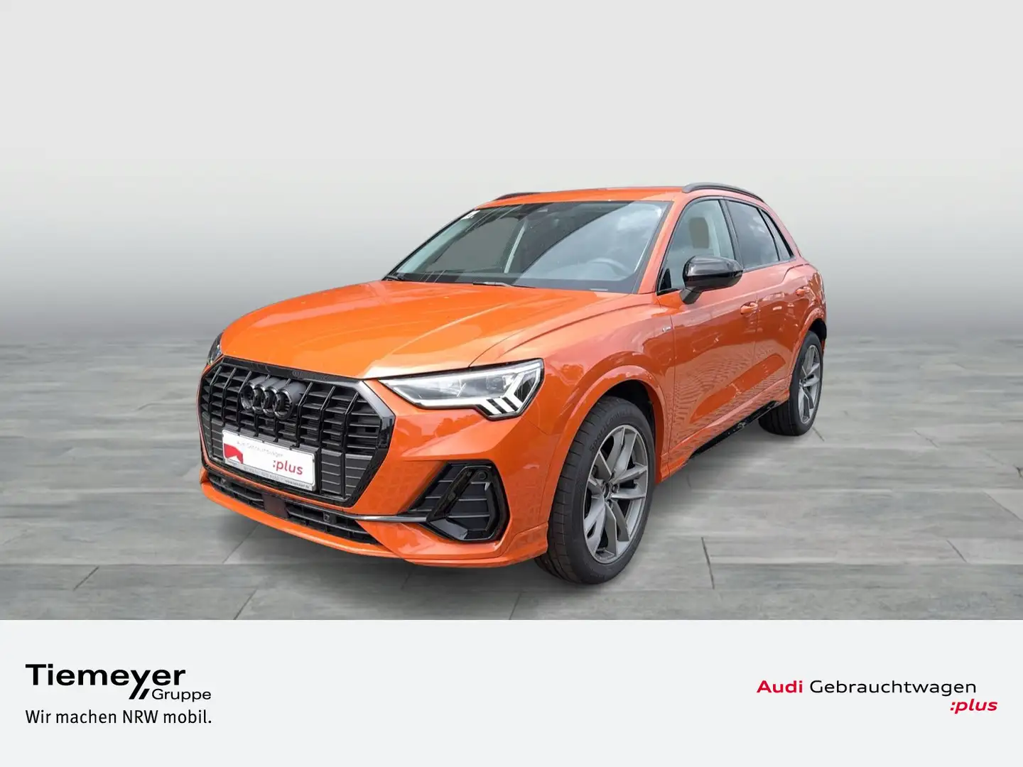 Audi Q3 35 TFSI S LINE LM19 LED ALCANTARA AHK Orange - 1