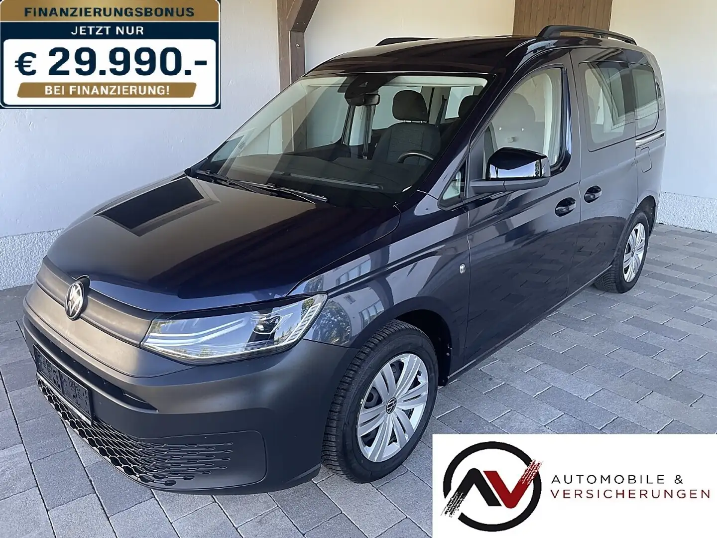 Volkswagen Caddy TDI 4MOTION -LED-AHV-ACC-RFK-NAVI-SHZ-ERGO SITZ... Blau - 1