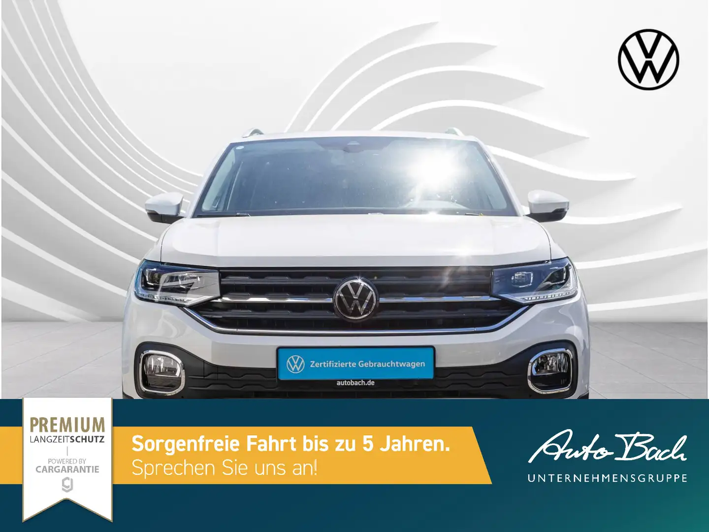Volkswagen T-Cross 1.0 TSI Style, Navi, LED, App-Connect, D Bianco - 2