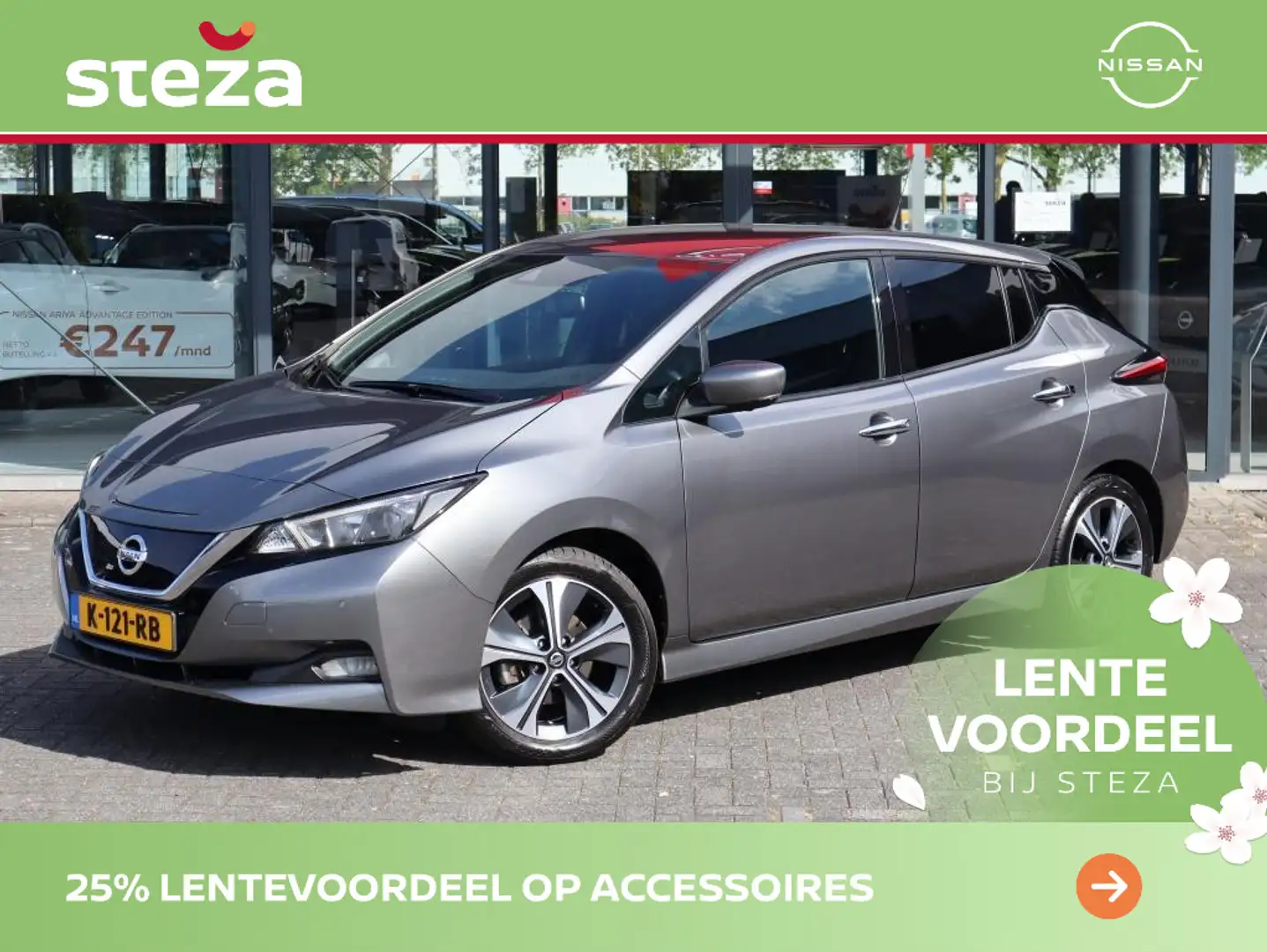 Nissan Leaf N-Connecta 40 kWh | Adapt. Cruise | 360 Camera | S Grijs - 1