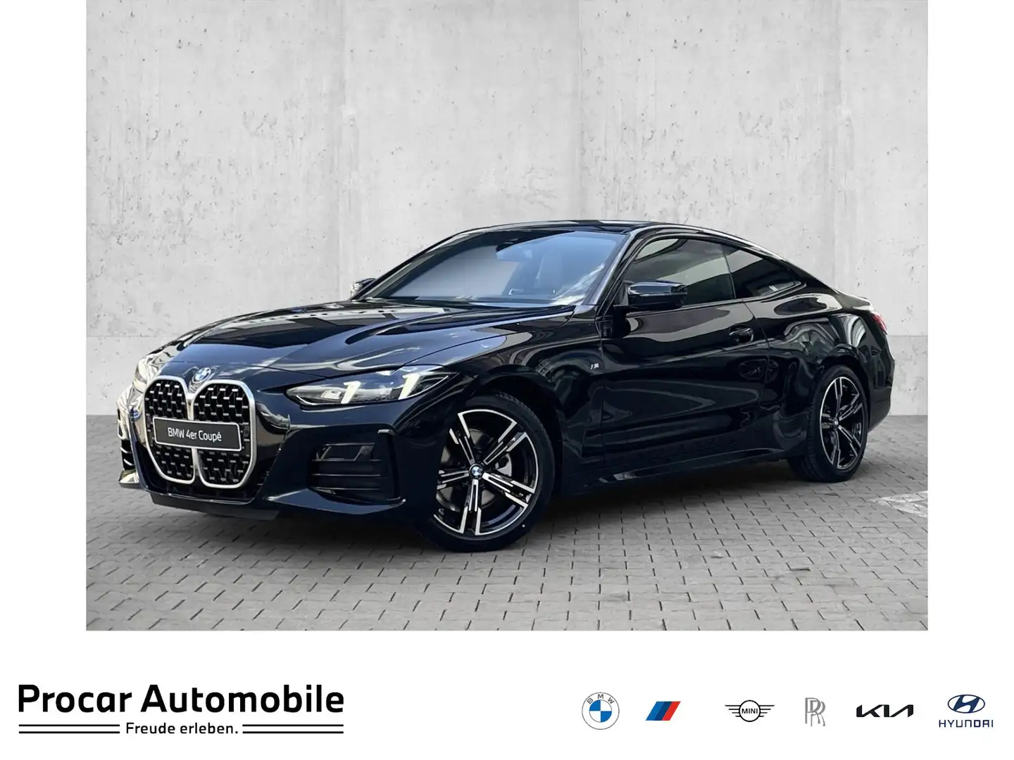 BMW 420 i Coupé M Sport HuD DA PA+ 18" Noir - 1