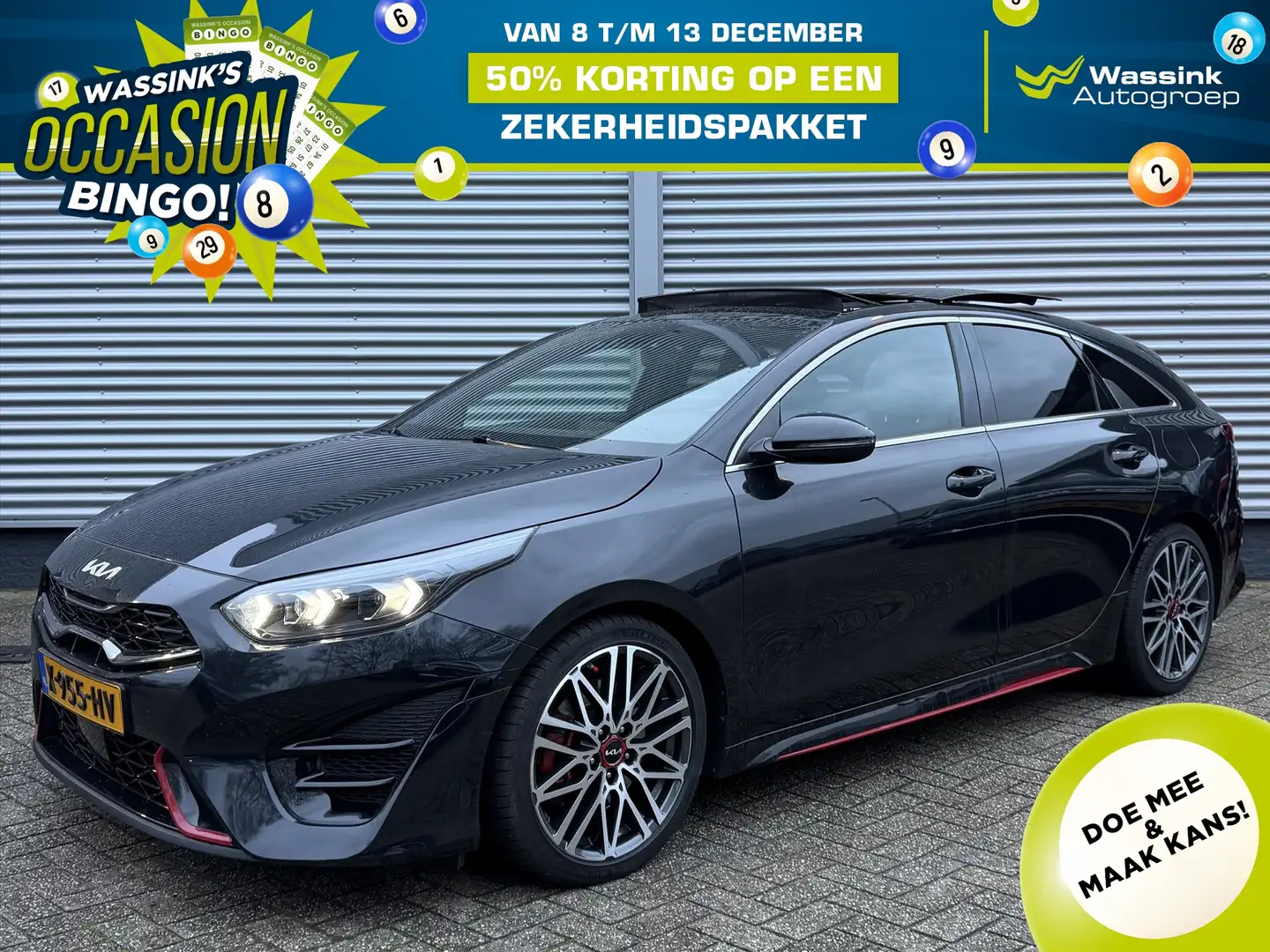 Kia ProCeed / pro_cee'd 1.6 T-GDi 204pk DCT7 GT Automaat I Schuif/Kantelda Zwart - 1