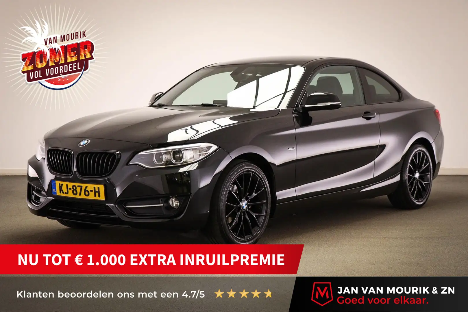 BMW 218 2-serie Coupé 218i Centennial Executive | SPORTLIN Noir - 1