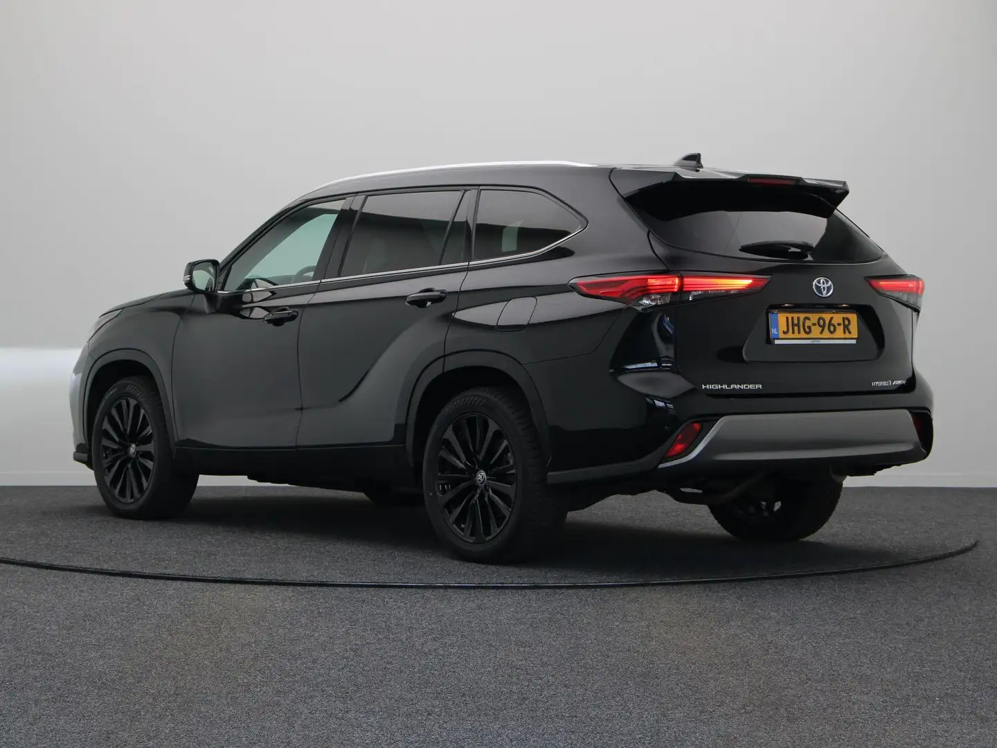 Toyota Highlander 2.5 AWD Hybrid Executive | Lederen Bekleding | Sto Zwart - 2