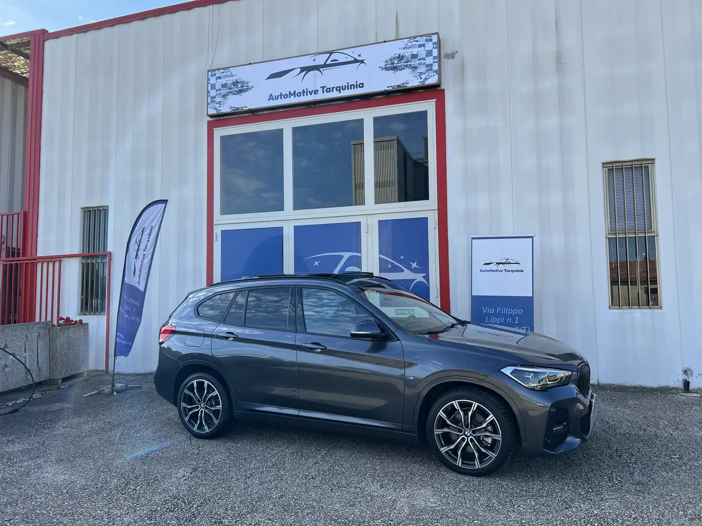 BMW X1 20D X-DRIVE M-Sport TETTO-R19-PREZZO REALE Gris - 2