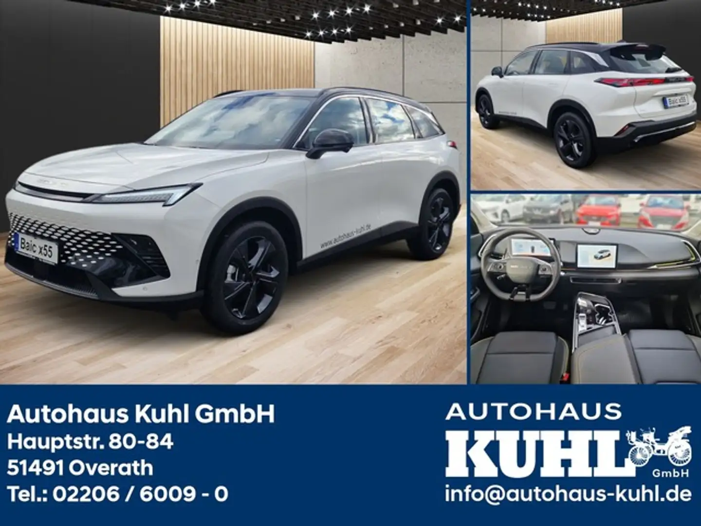 BAIC Beijing X55 DCT+3Jahre Garantie Leder+PD+LED Weiß - 1