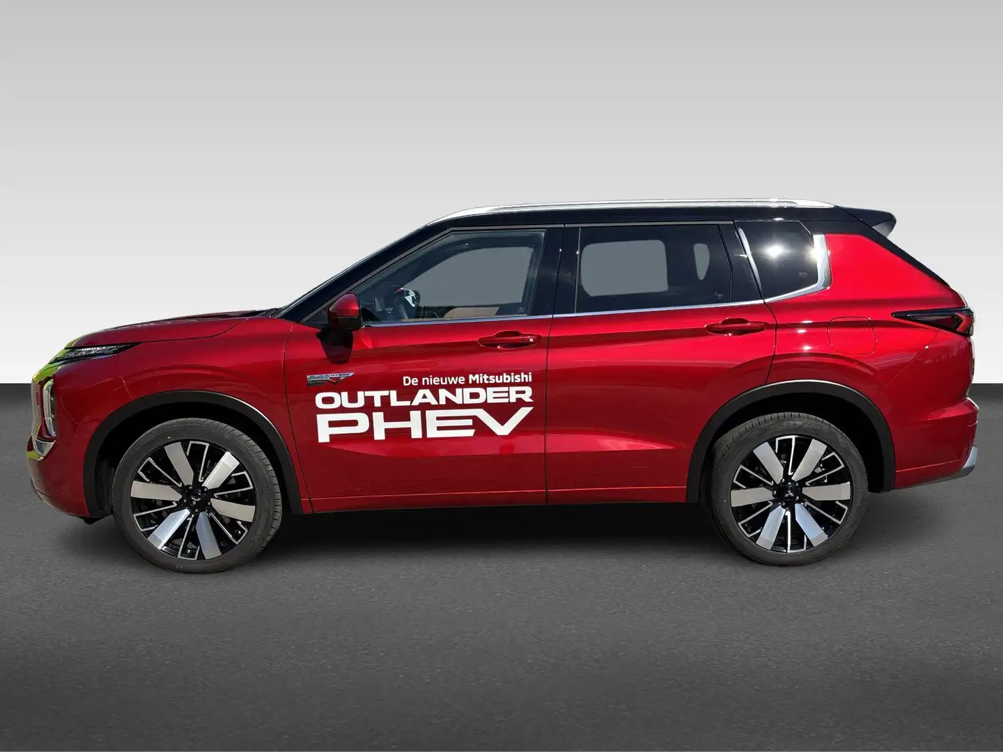 Mitsubishi Outlander 2.4 PHEV Instyle+ uniek mooie kleurencombi Rood - 2