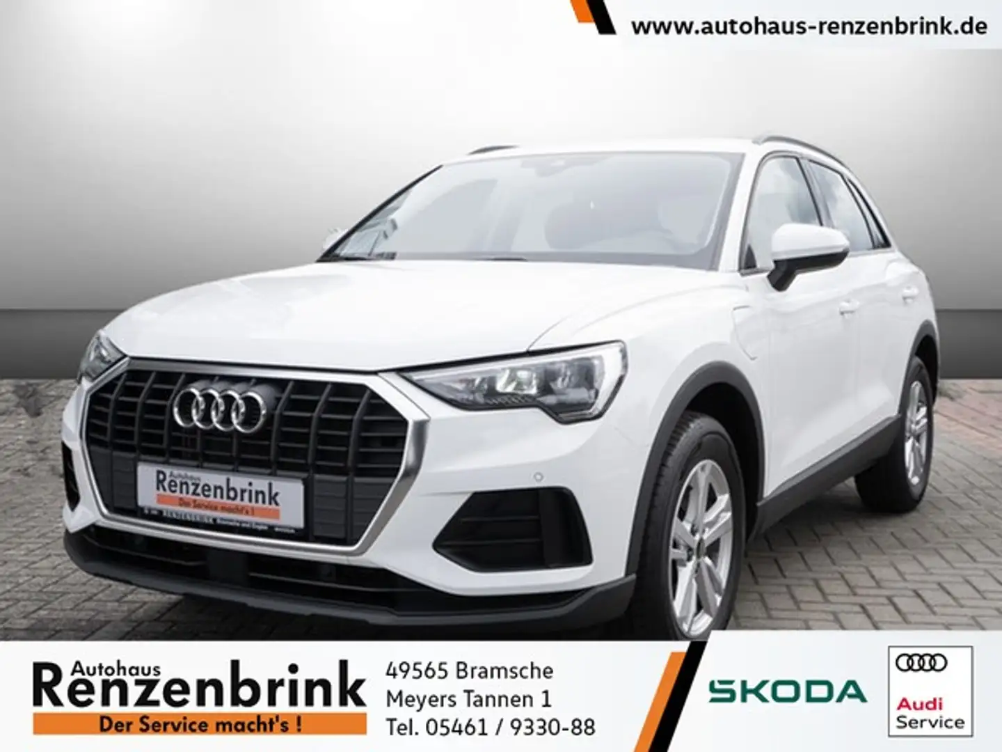 Audi Q3 45 TFSI e RFK+NAVI+STANDKLIMA Weiß - 1