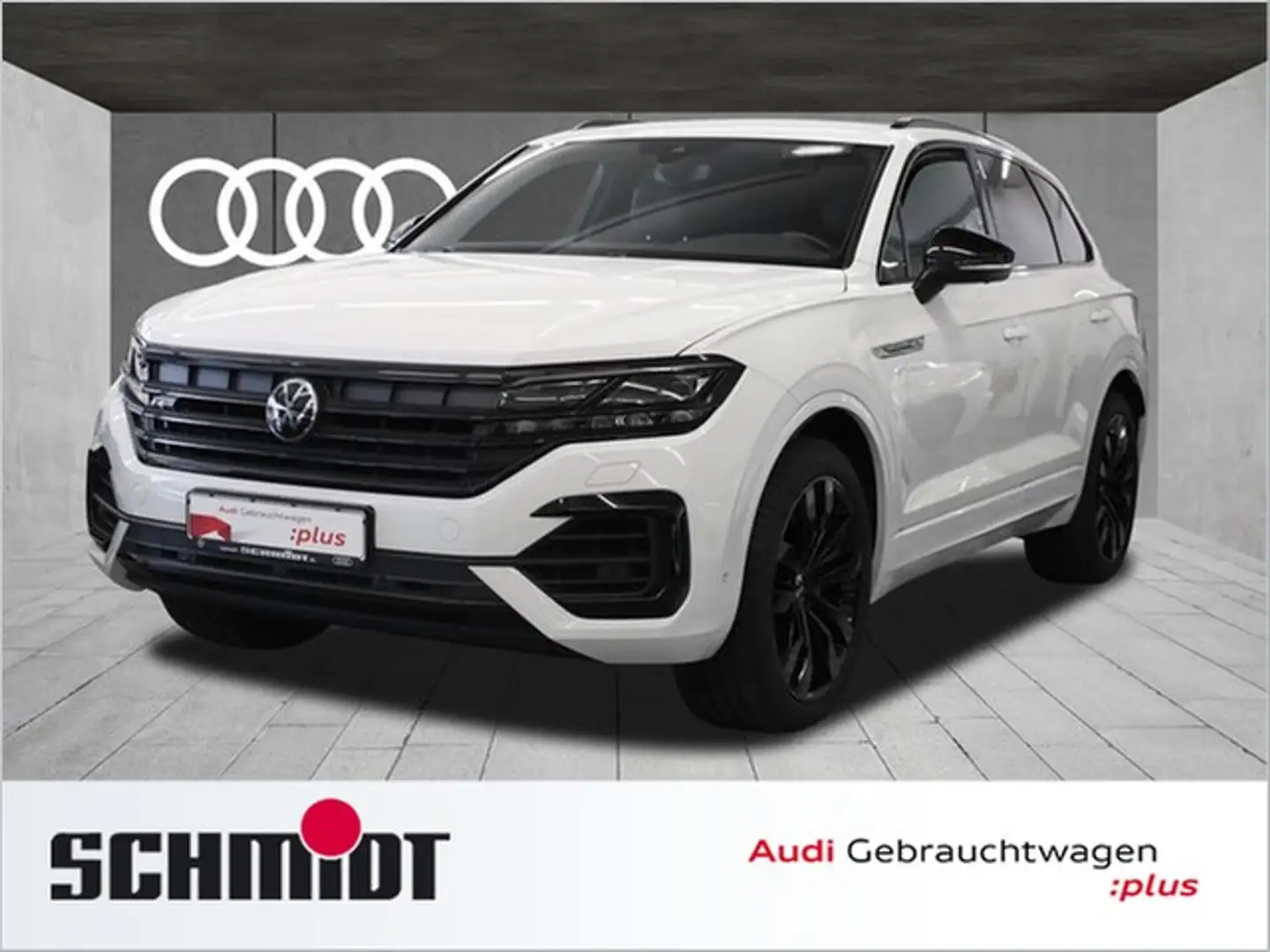 Volkswagen Touareg 3.0 TDI V6 4Motion R-line AHK LM21 IQ Light Luf... Weiß - 1