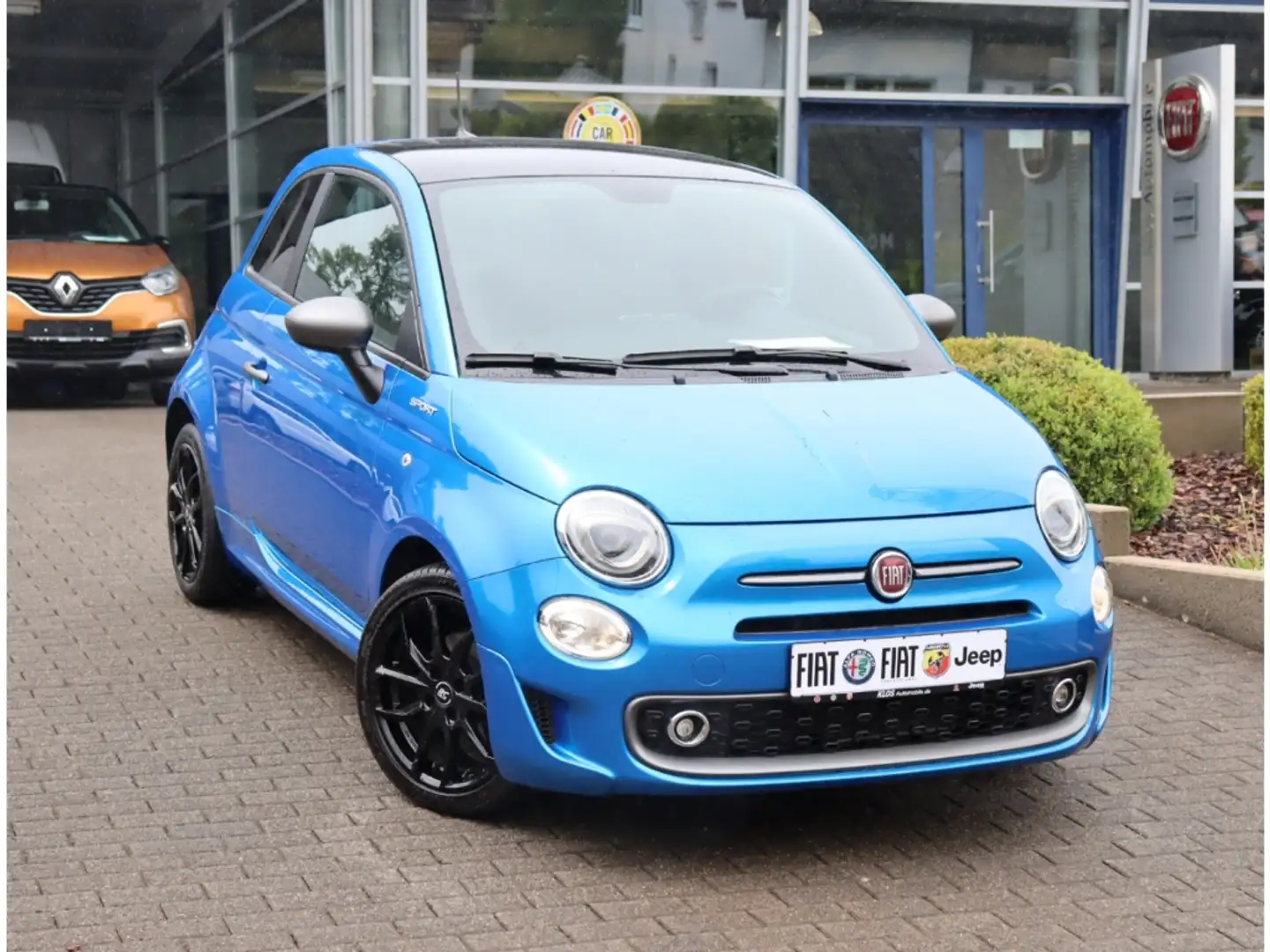 Fiat 500 SPORT 1.0 GSE HYBRID 70PS PANO NAVI PDC KLIMA CARP Blue - 2