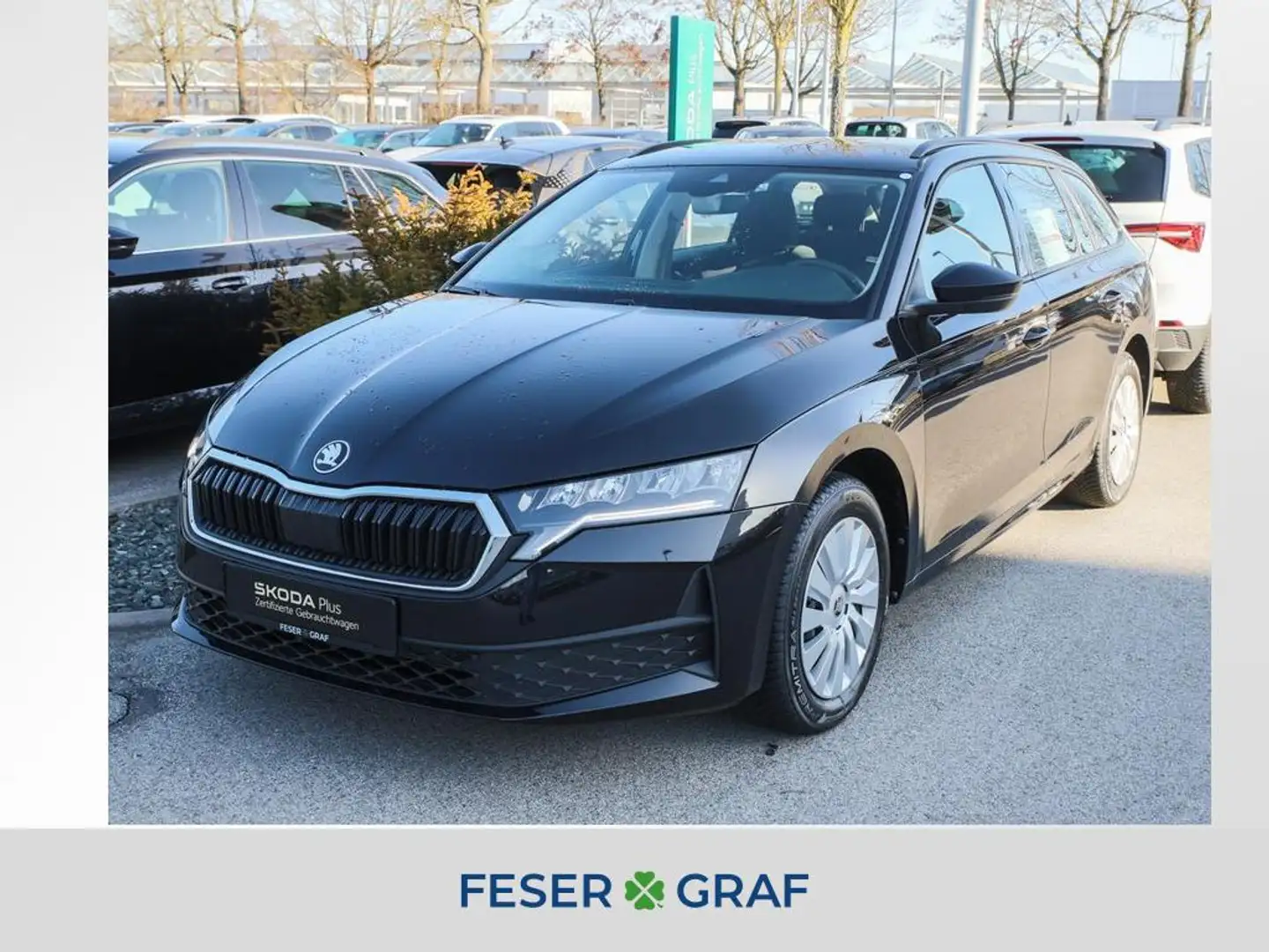 Skoda Octavia Combi 1.5 TSI Essence DSG AHK Smart Link Schwarz - 1