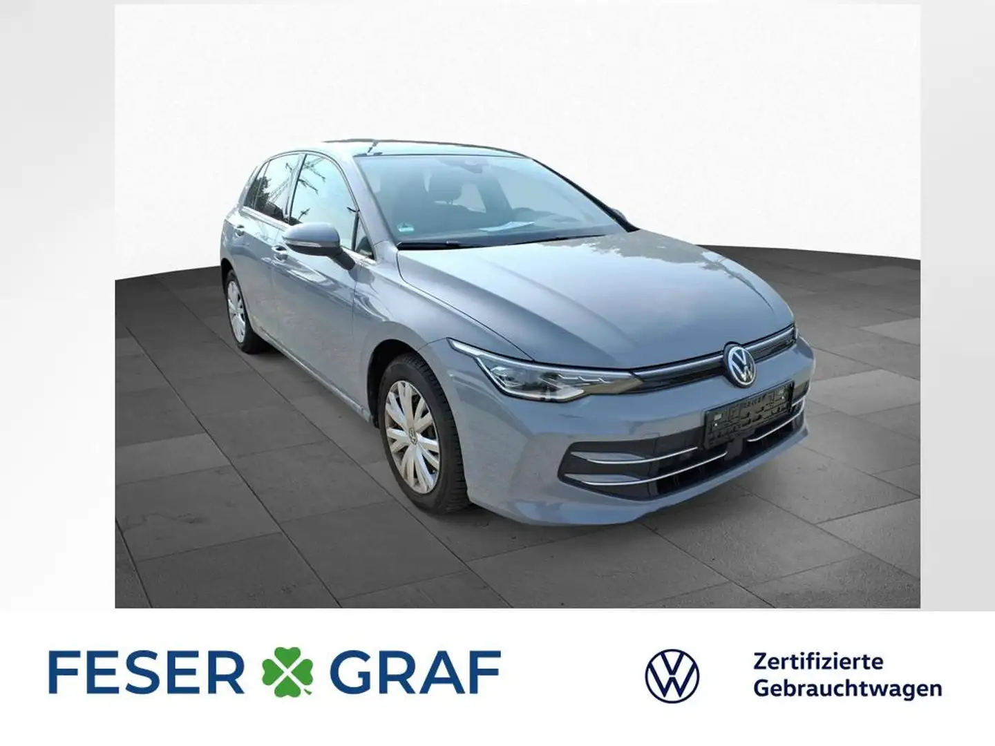 Volkswagen Golf VIII 1.5 eTSI DSG EDITION 50 AHK HUD PANO Gris - 1