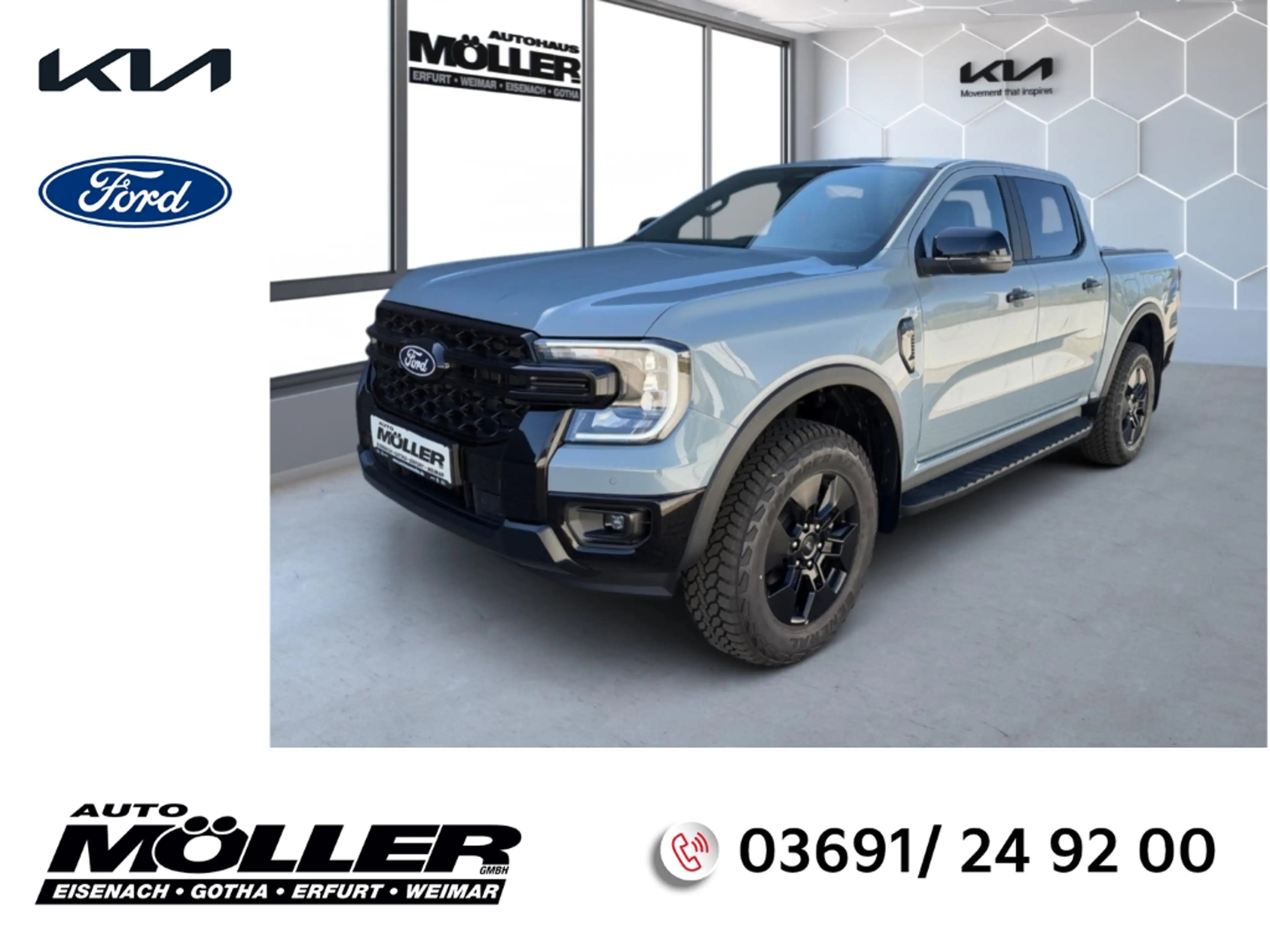 Ford Ranger 2.3l PHEV DoKa Limited AWD AHK man. Laderaumrollo