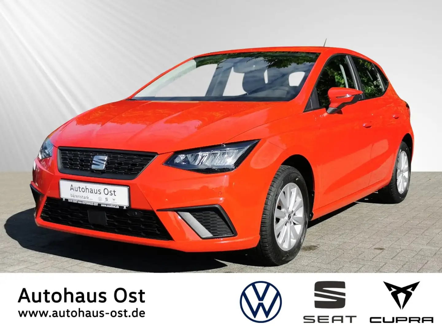 SEAT Ibiza 1.0 TSI DSG Style Navi LED Rückahrkamera Klima Rood - 1