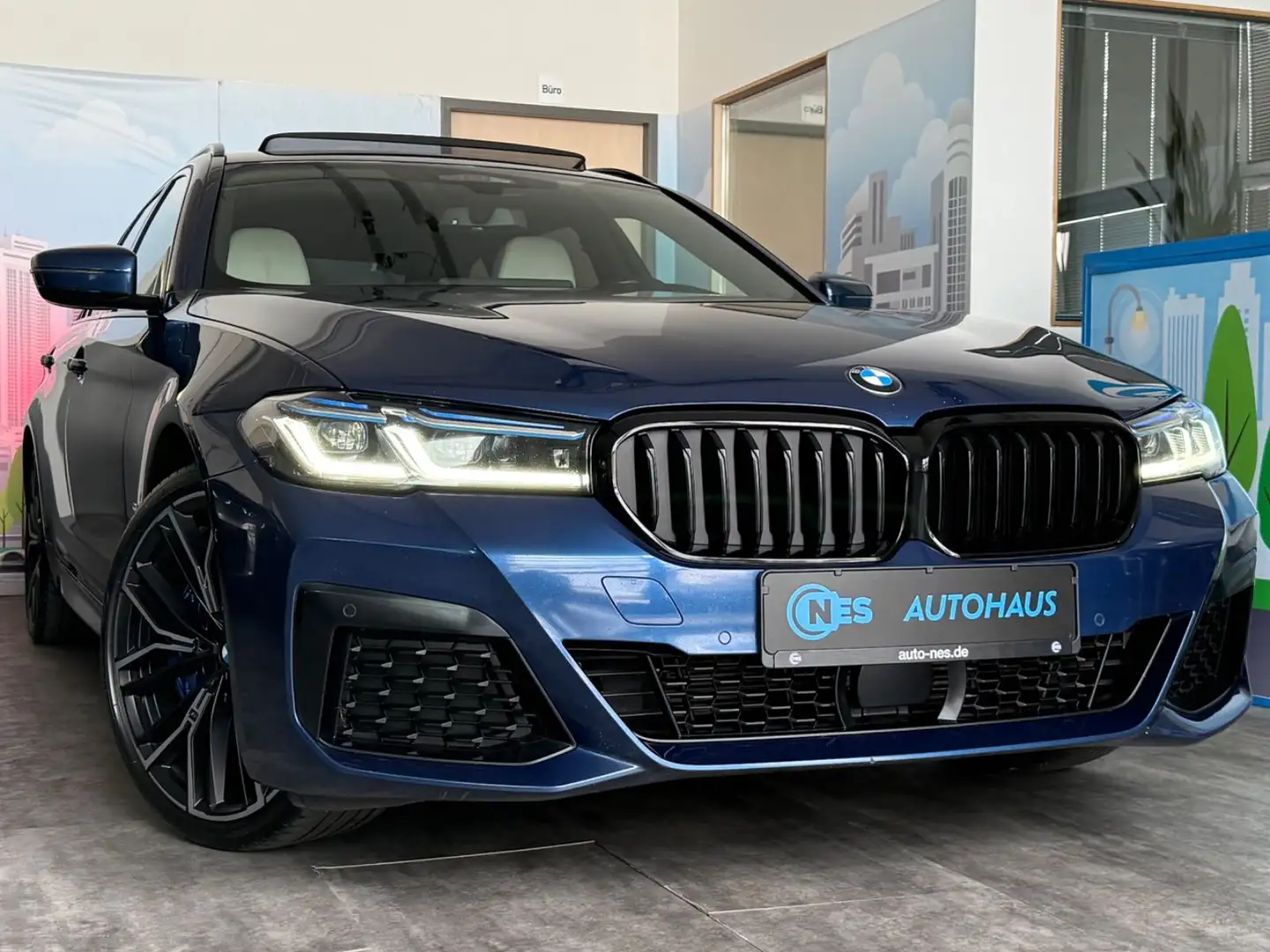 BMW 530 dT xDr*M SPORT*PANO*LASER*H/K*HUD*MASSAGE*20' Blu/Azzurro - 2