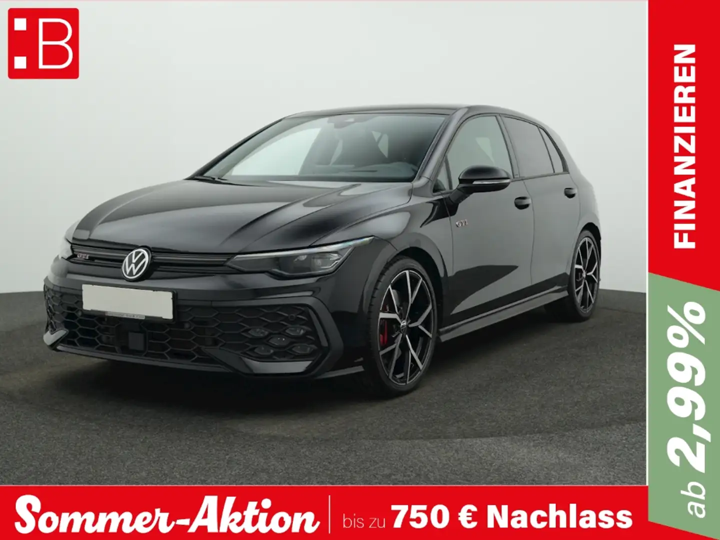 Volkswagen Golf GTI 8 2.0 TSI DSG BLACK STYLE AHK PANO NAVI 19 ESTORIL Schwarz - 1