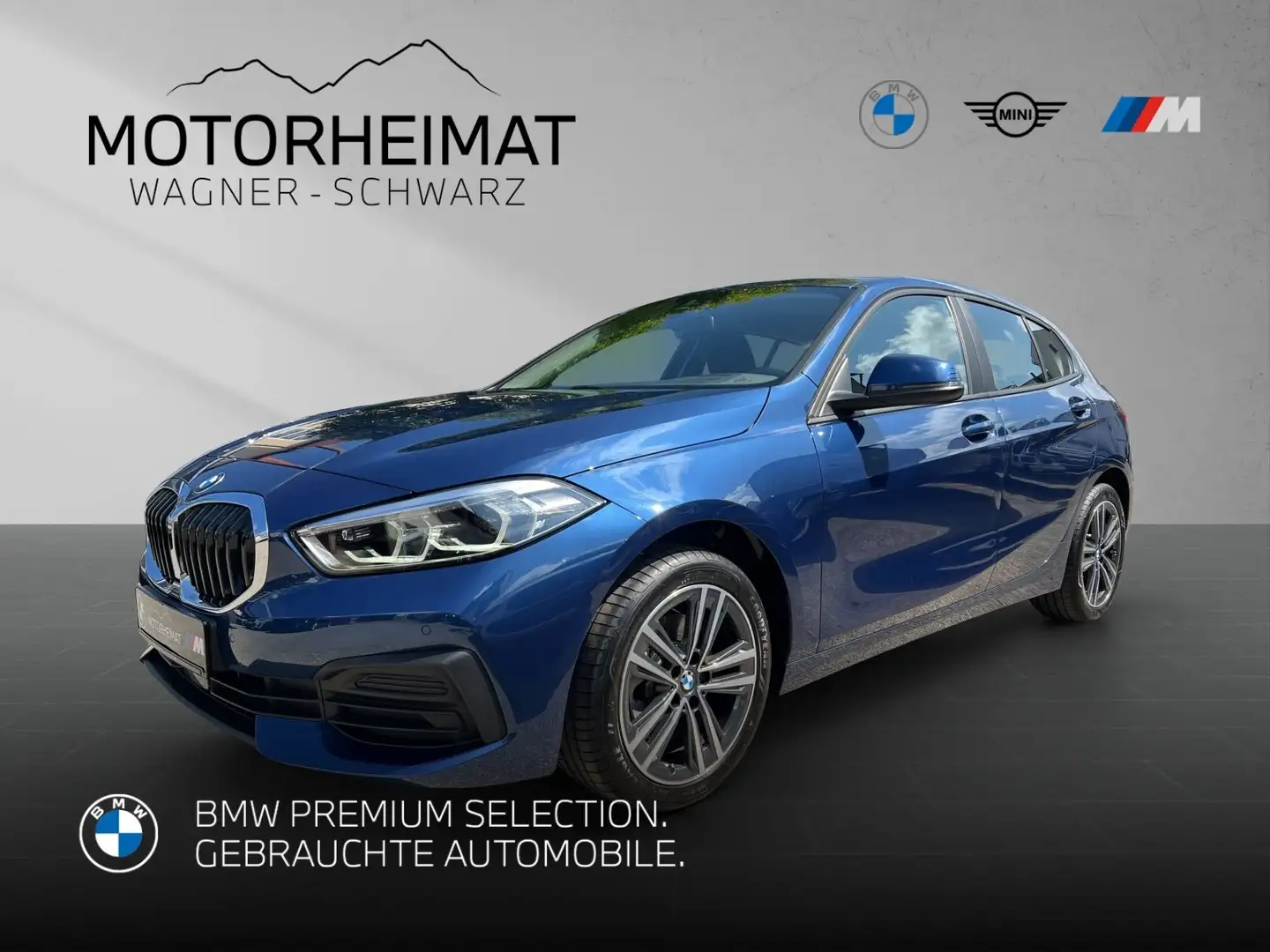 BMW 118 i Advantage 17" HUD eSitze Lenkhzg AdapLED Bleu - 1