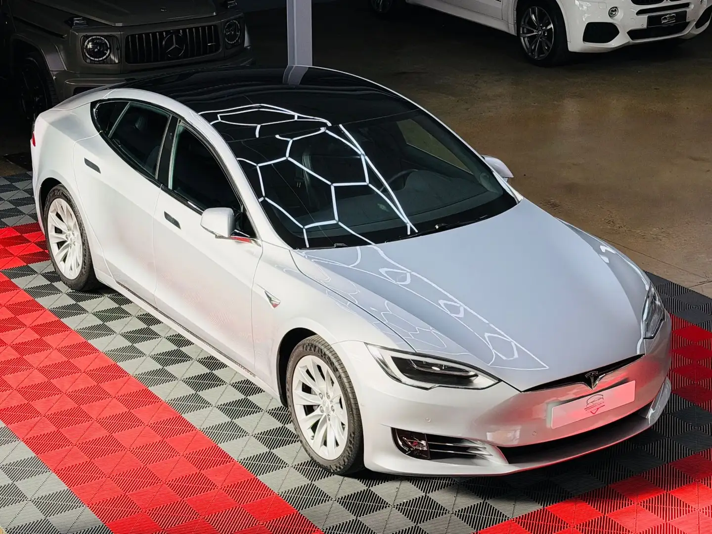 Tesla Model S 75D Panorama Luftfederung Autopilot ACC Argent - 1