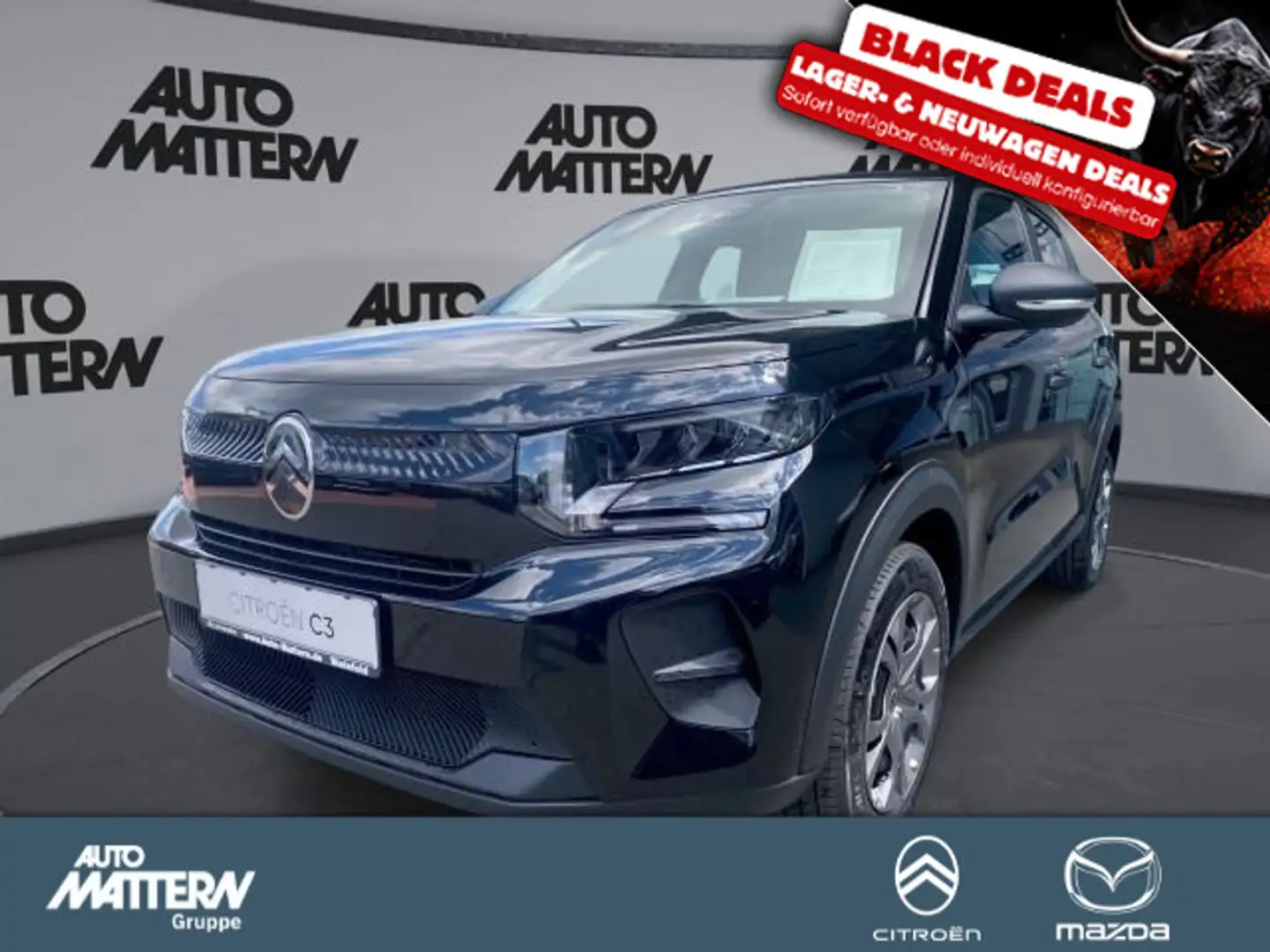 Citroen C3 AC|PDC|Bluetooth|USB|1.Hd BlackDeal Noir - 1