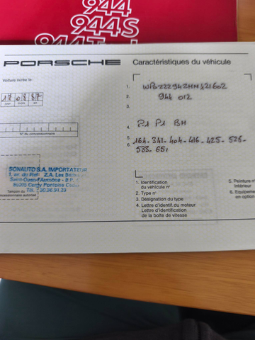 Porsche 944 944 2.5 Litres  FAIBLE KILOMETRAGE certifié