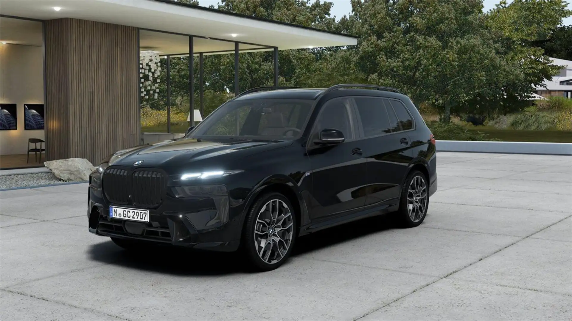 BMW X7 xDrive40d Noir - 1