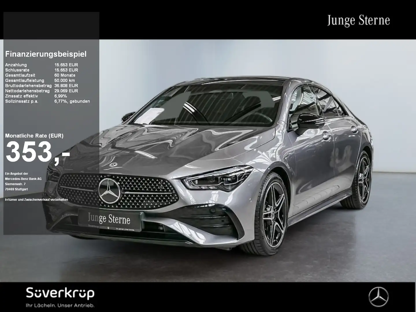 Mercedes-Benz CLA 220 4M Coupé , AMG NIGHT PREMIUM STANDH 360 Grau - 1