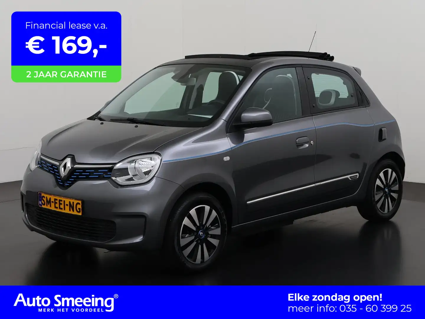 Renault Twingo Z.E. R80 Intens | Vouwdak | Camera | Zondag Open! Grijs - 1