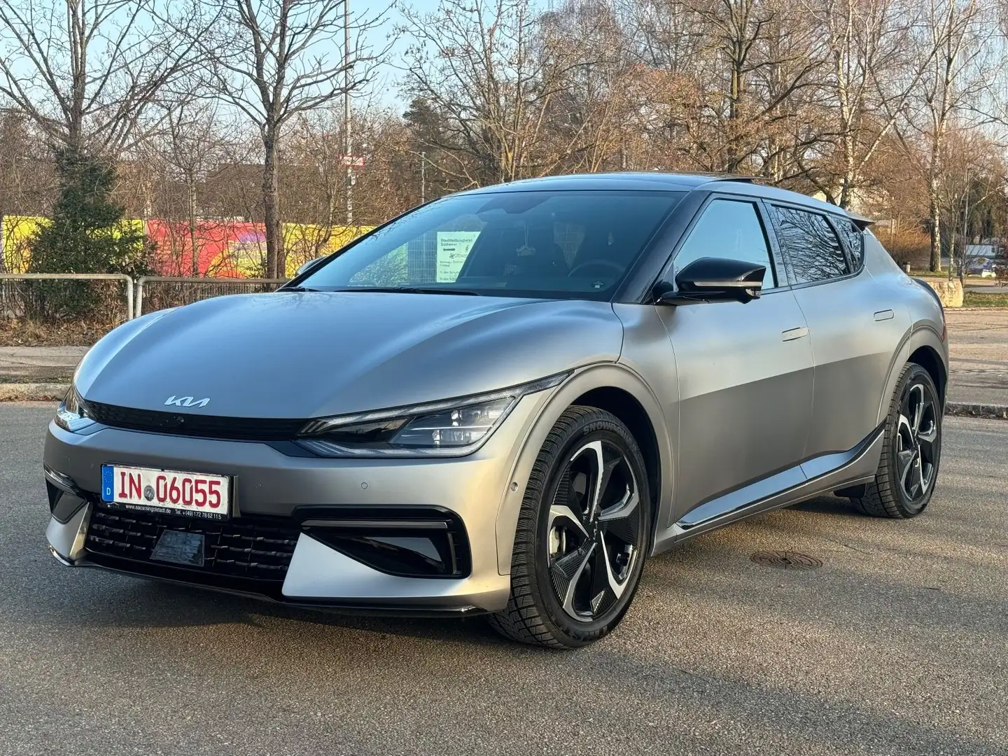 Kia EV6 GT-Line 4WD Kamera 3D Pano Sitzbelüftung Grijs - 2