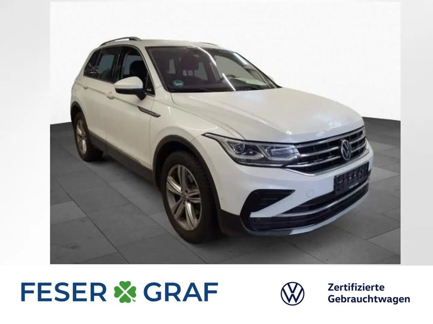 Volkswagen Tiguan Elegance 4M 2.0 TDI DSG Navi AHK Kamera StHz LED Blanco - 1