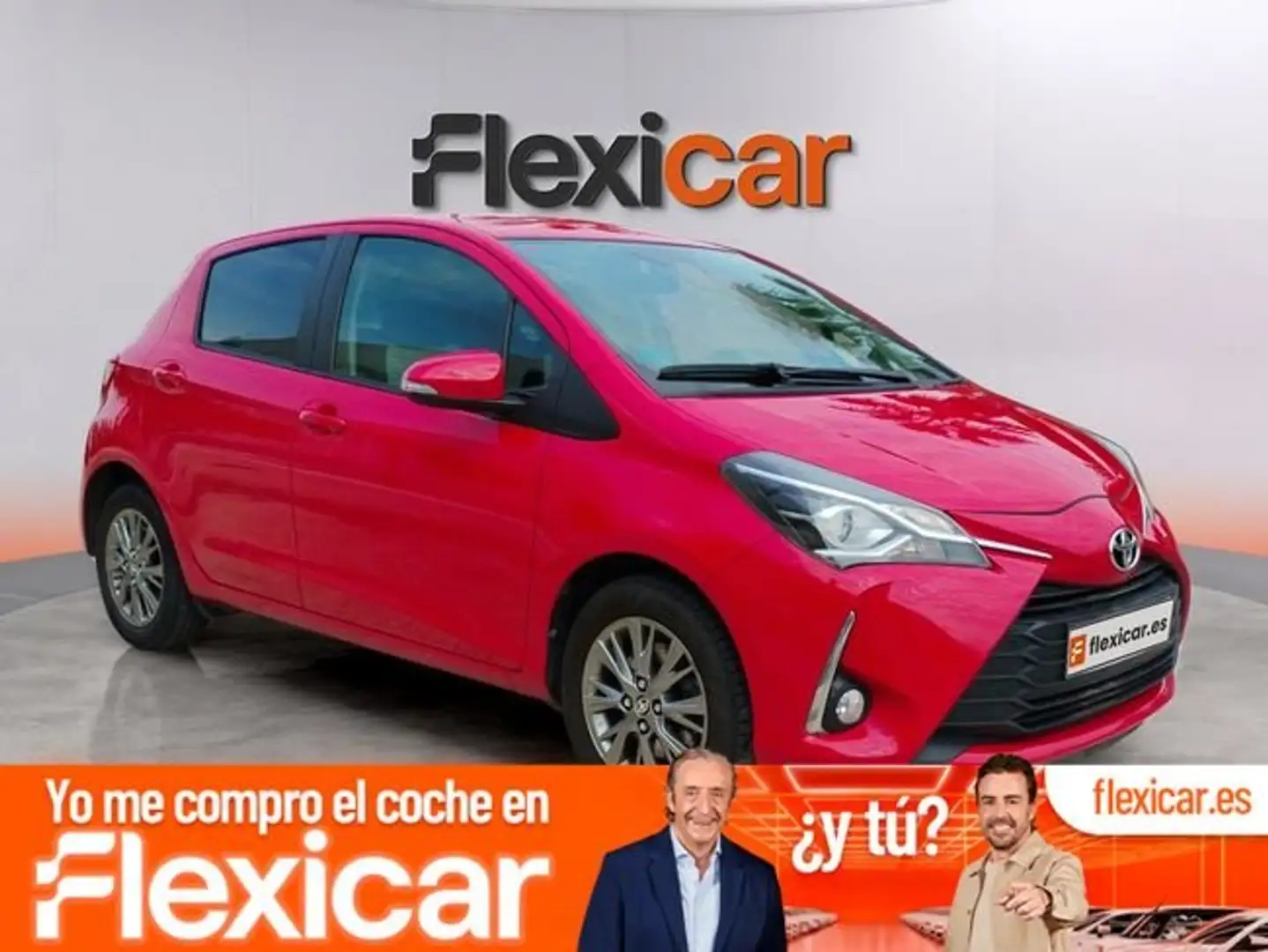 Toyota Yaris 1.0 Active Rojo - 1