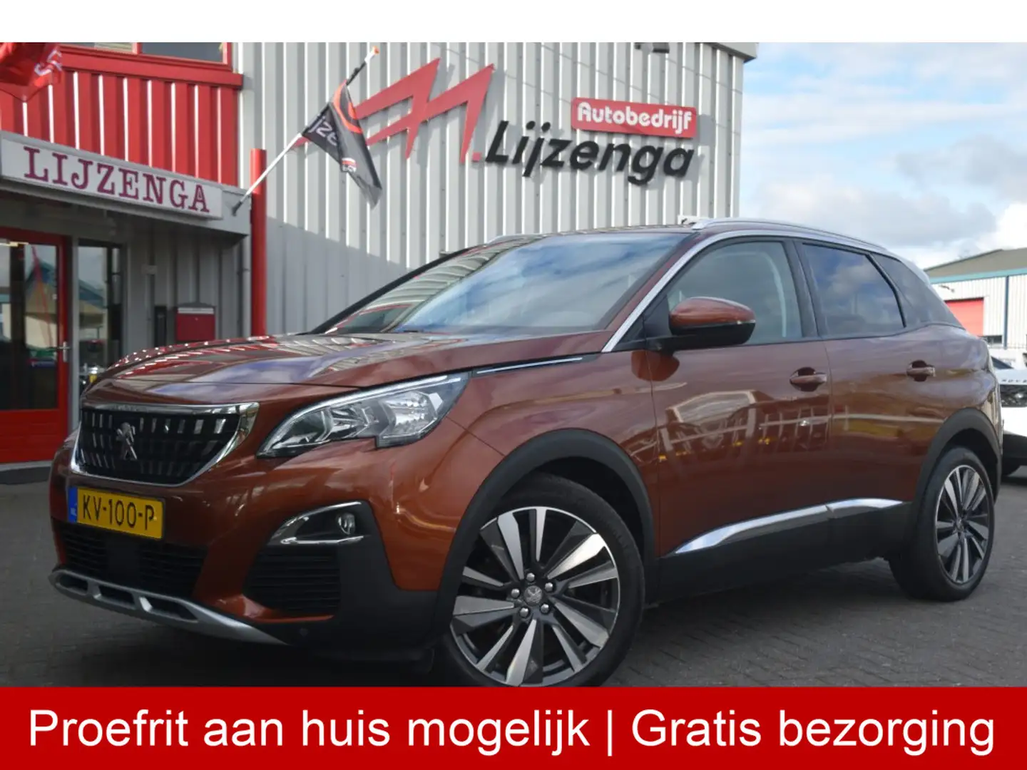 Peugeot 3008 1.2 PureTech Première Navi | Pano | Camera | Trekh Brown - 1