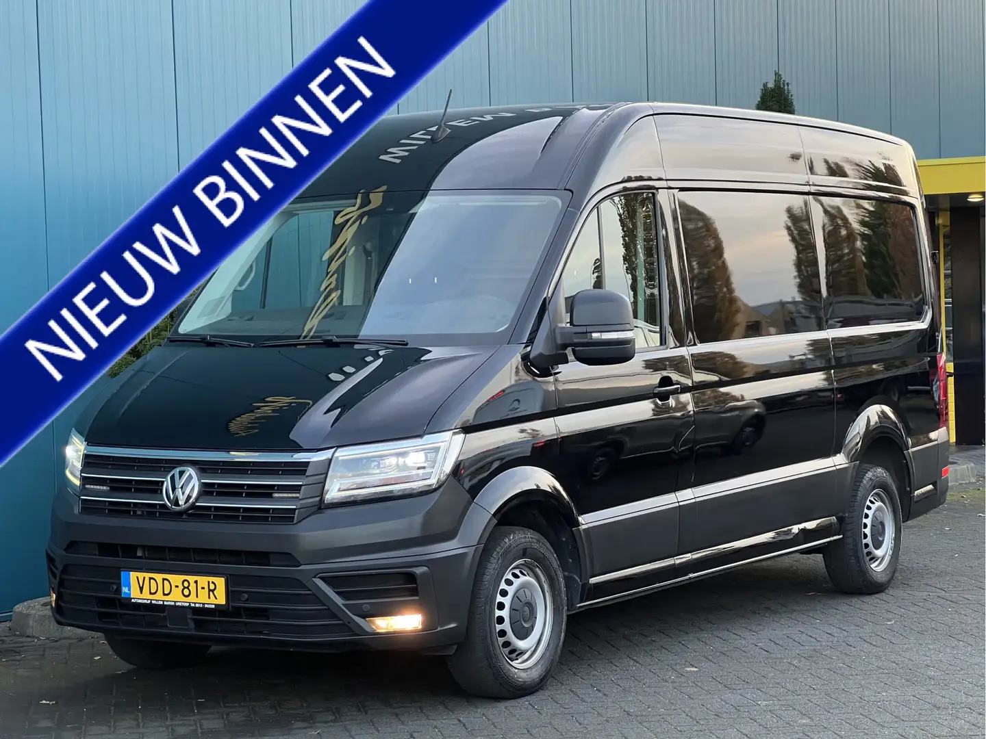 Volkswagen Crafter 30 2.0 TDI L3H3 Highline 177PK!! TREKH.3000KG|CAM| Zwart - 1