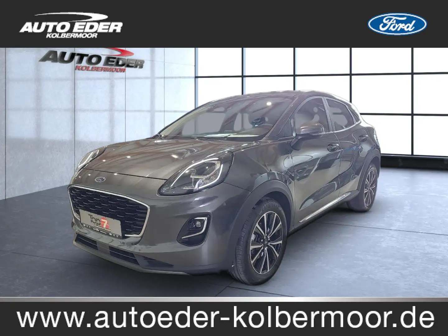 Ford Puma Titanium Bluetooth Navi LED Klima el. Fenster Grau - 1