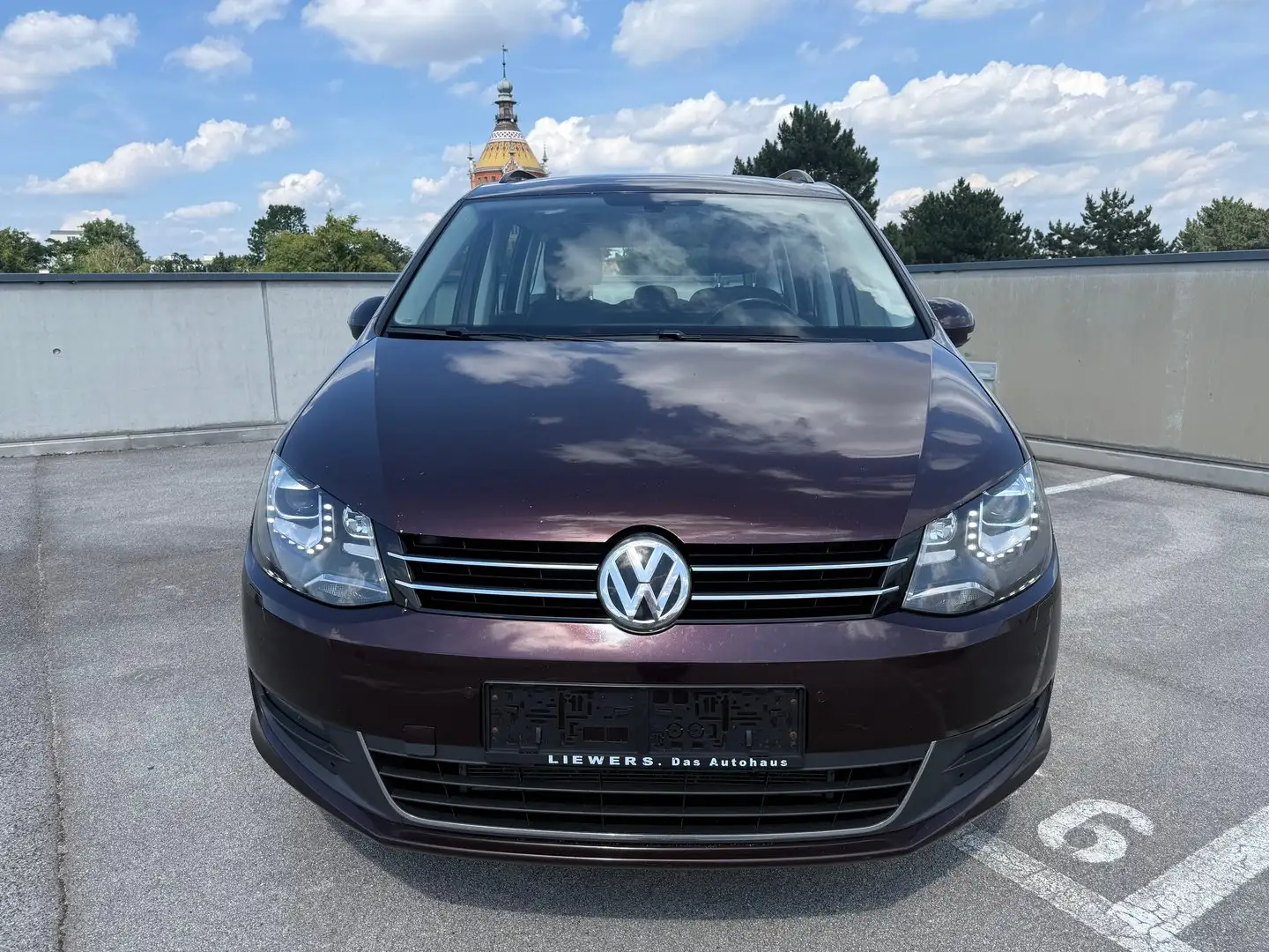 Volkswagen Sharan Business TDI SCR Rot - 2