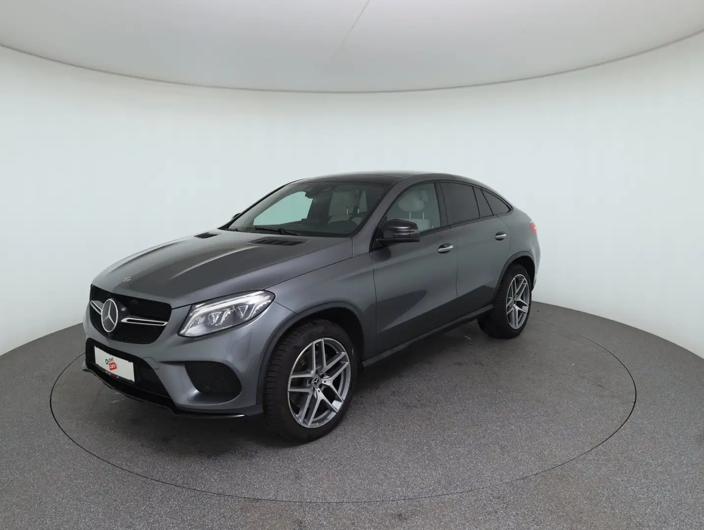Mercedes-Benz GLE 500 Coupé 4MATIC Aut. AMGLine+Luft+NAVI+Pano Grau - 1