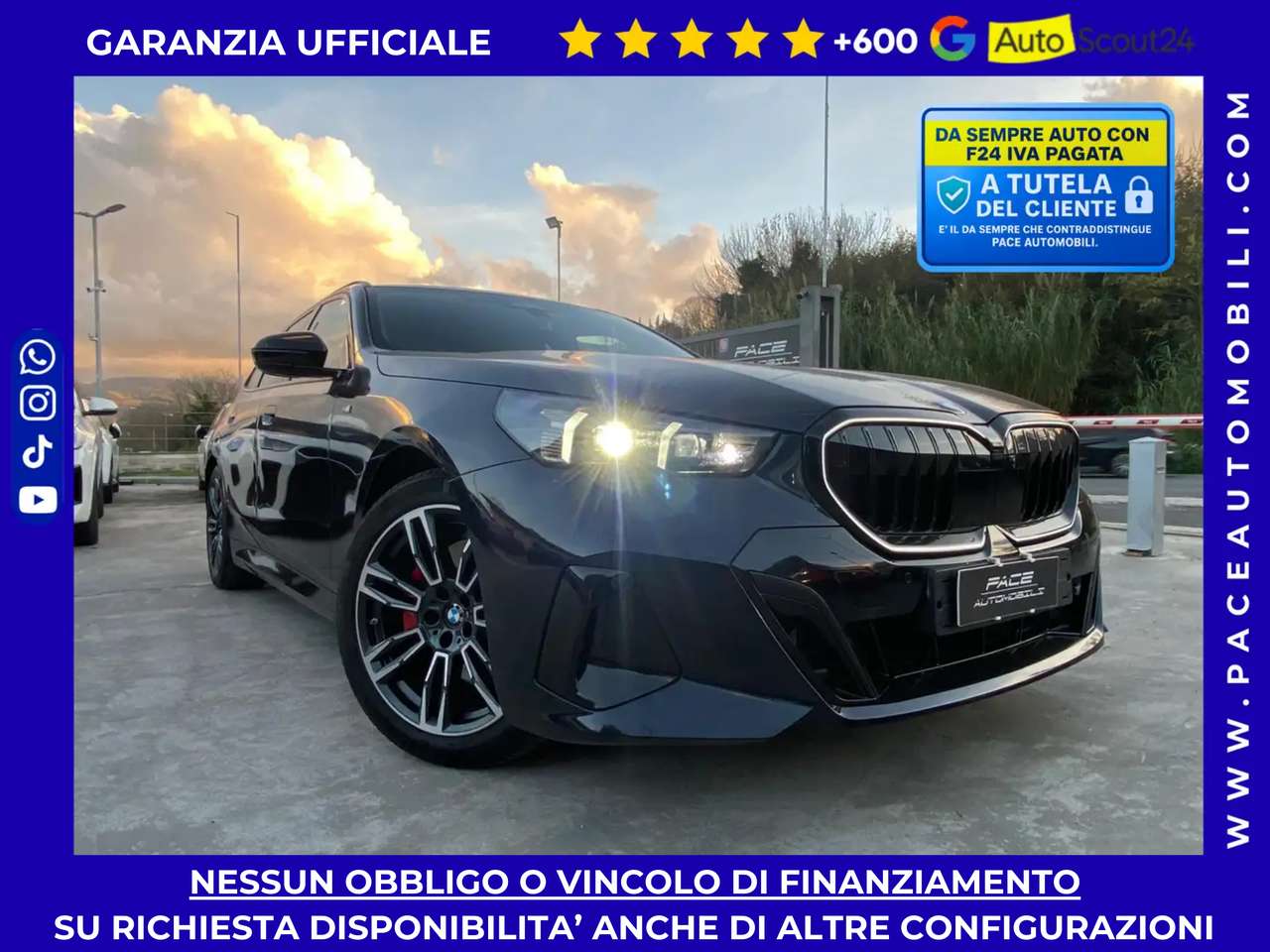 BMW 520 IVA ESPOSTA D M-SPORT MSPORT PRO HUD 19" LED ACC